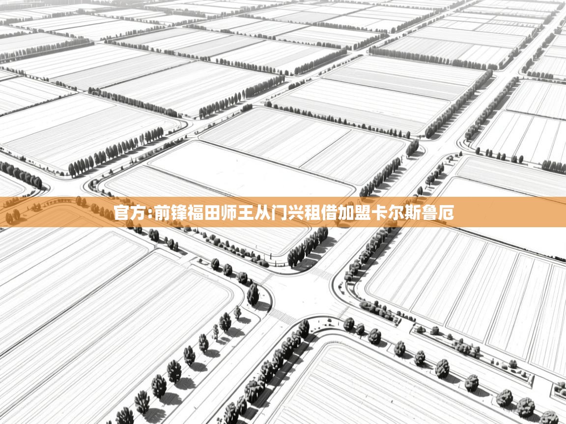 开云体育在线入口-官方:前锋福田师王从门兴租借加盟卡尔斯鲁厄 第2张